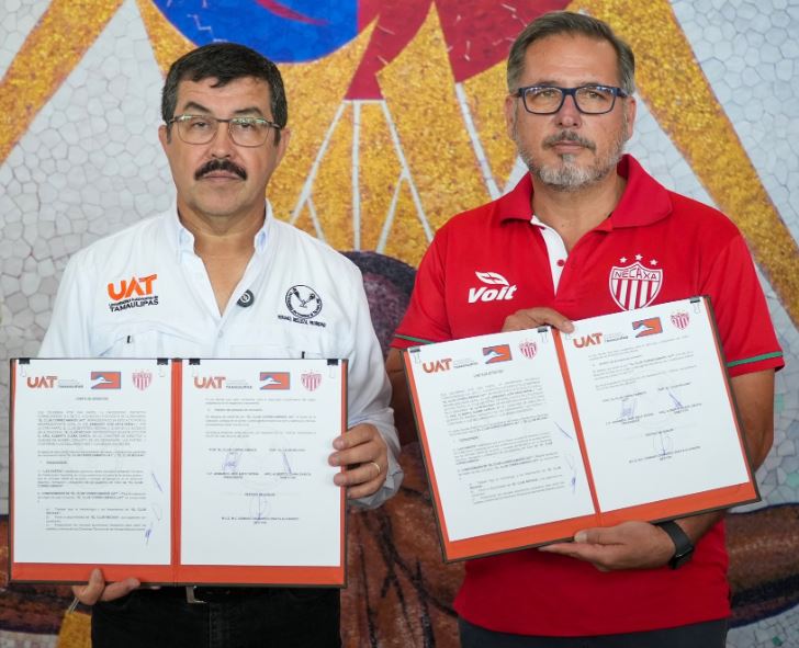 Alianza UAT-Necaxa proyecta nuevas oportunidades para la cantera naranja