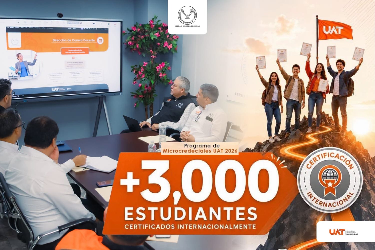 UAT certifica a más de tres mil estudiantes en competencias digitales