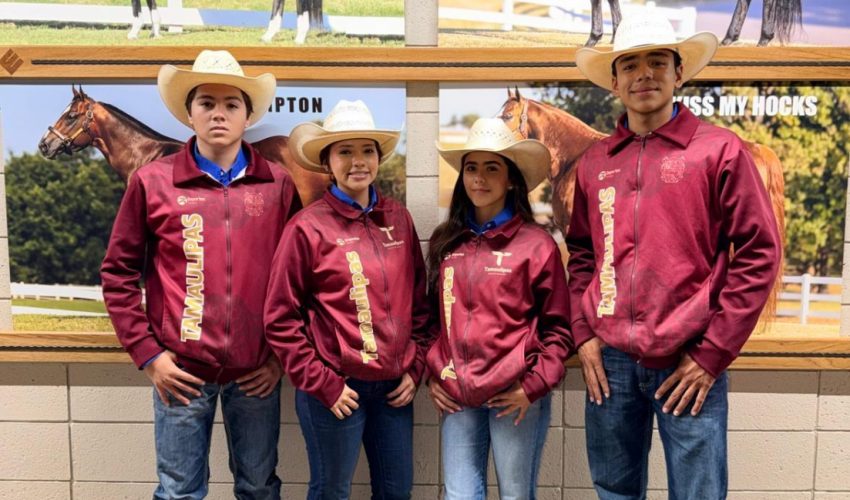 Talento juvenil tamaulipeco lleva el rodeo mexicano a competencia internacional