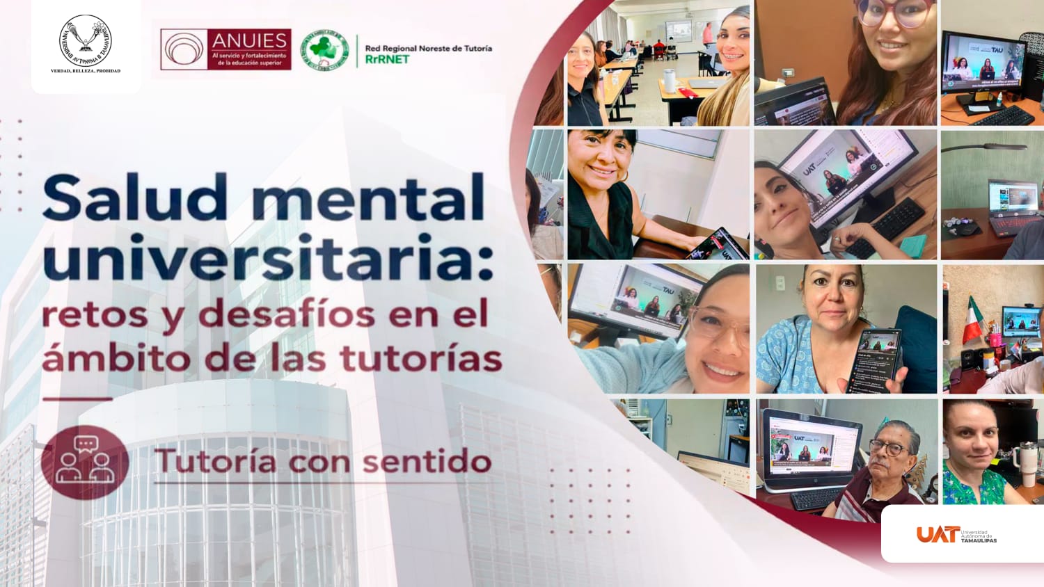 UAT reúne a más de tres mil participantes en webinarios de salud mental