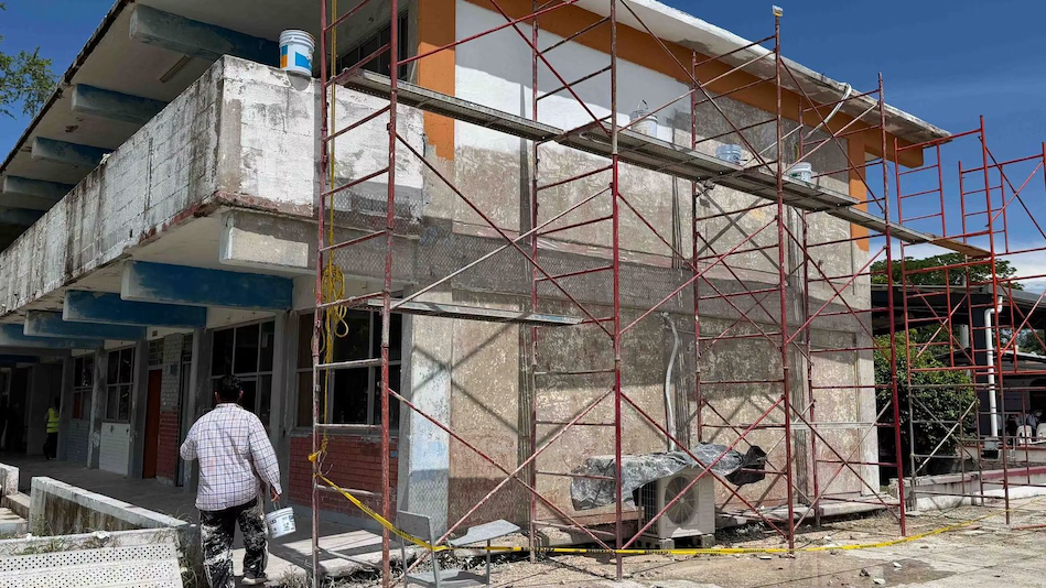 Tampico mejora escuelas básicas con trabajos de rehabilitación