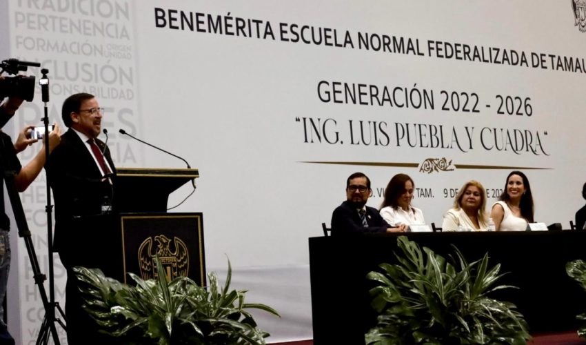 Normal Federalizada de Tamaulipas egresa nueva generación de docentes