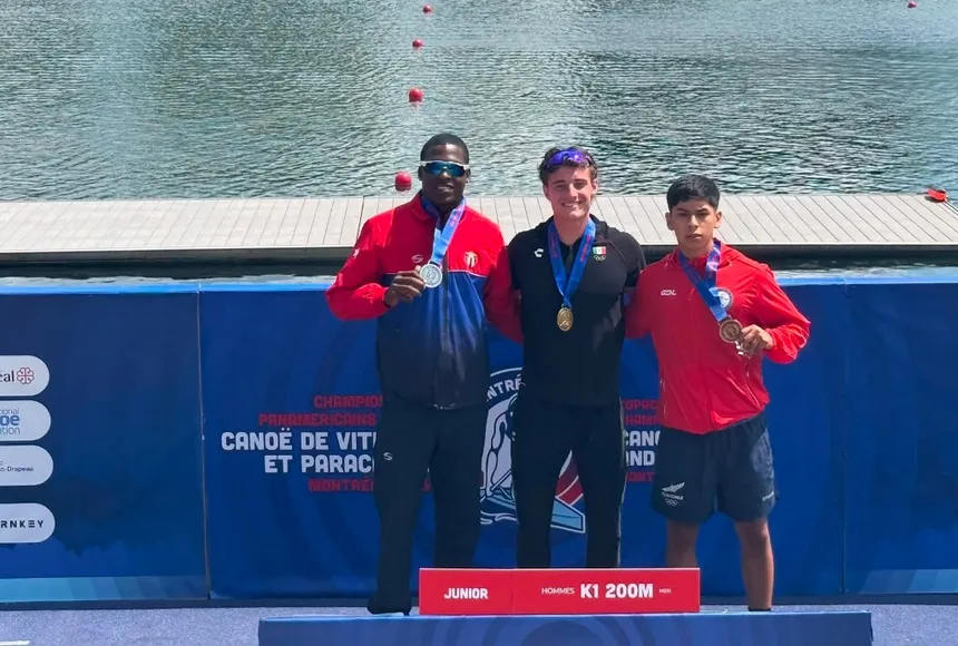 Diego Popa sube al podio panamericano y proyecta al canotaje tamaulipeco