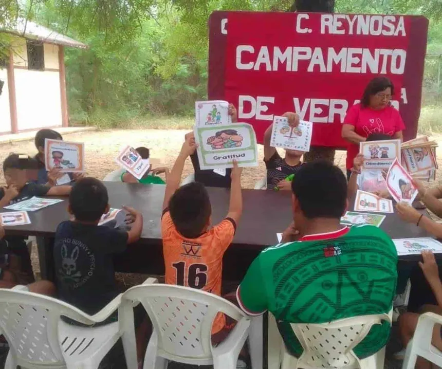 Campamento infantil en Reynosa promueve juego, aprendizaje y prevención
