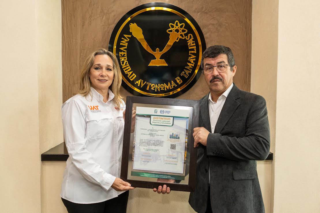 CENDI UAT recibe Distintivo ELSSA por promover espacios laborales seguros