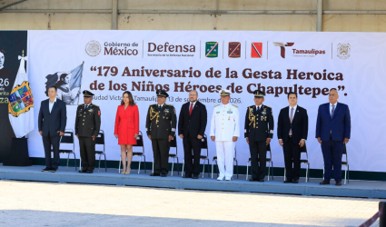 Tamaulipas honra en Victoria el legado de los Ninos Heroes